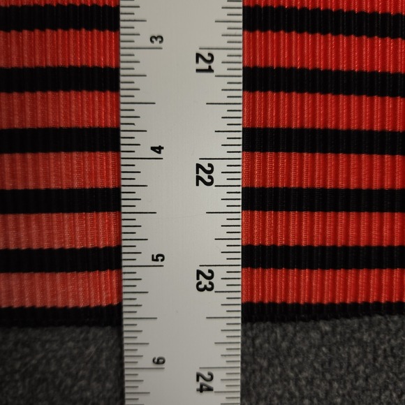 Jamie Sadock Women's Pleated Golf Polo Shirt Red Black White Abstract Print Sz L - Picture 5 of 10